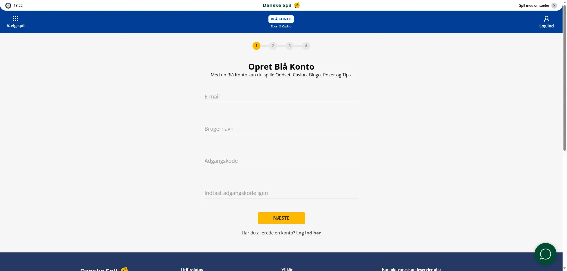 Opret konto hos DanskeSpil Casino via MitID – hurtigt og sikkert